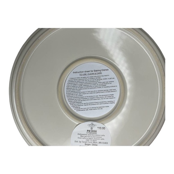 John Derian for Target New Fall Apple Stoneware 10" Pie Plate - Picture 4 of 4